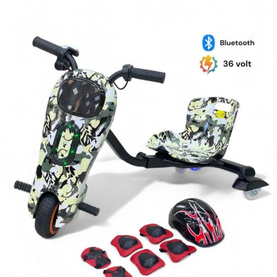 صورة سكوتر درفت كهربائي ثلاثي العجلات